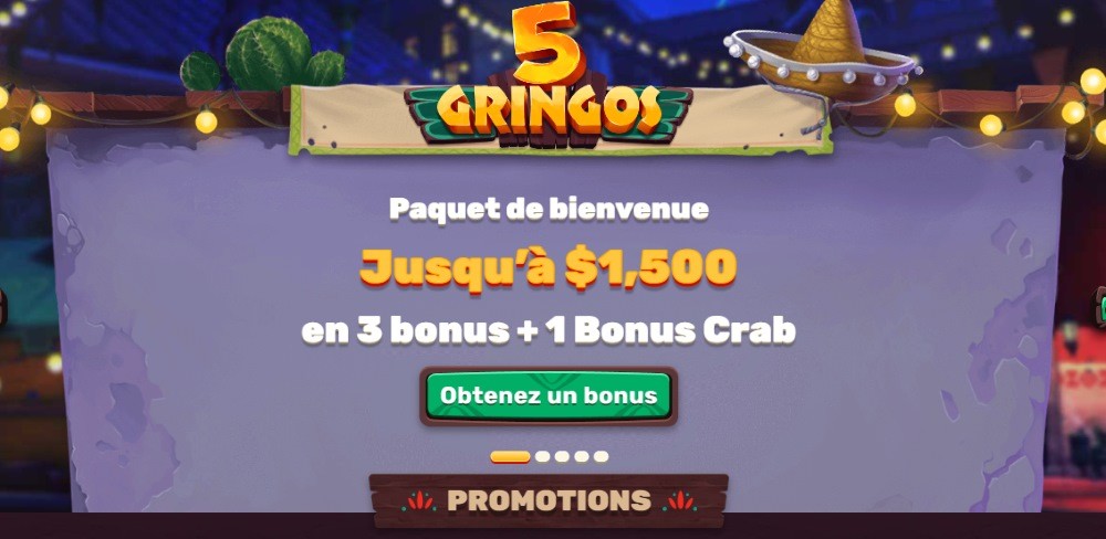 5gringos bonus